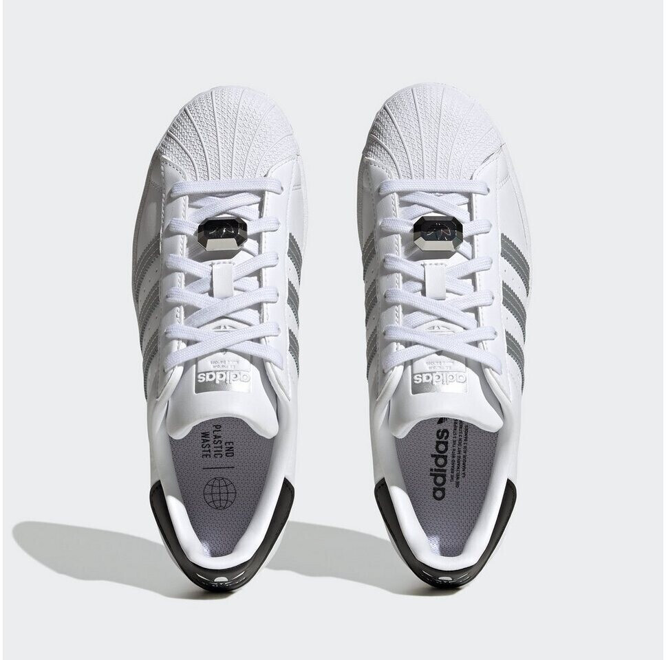 Superstar silver metallic white on sale