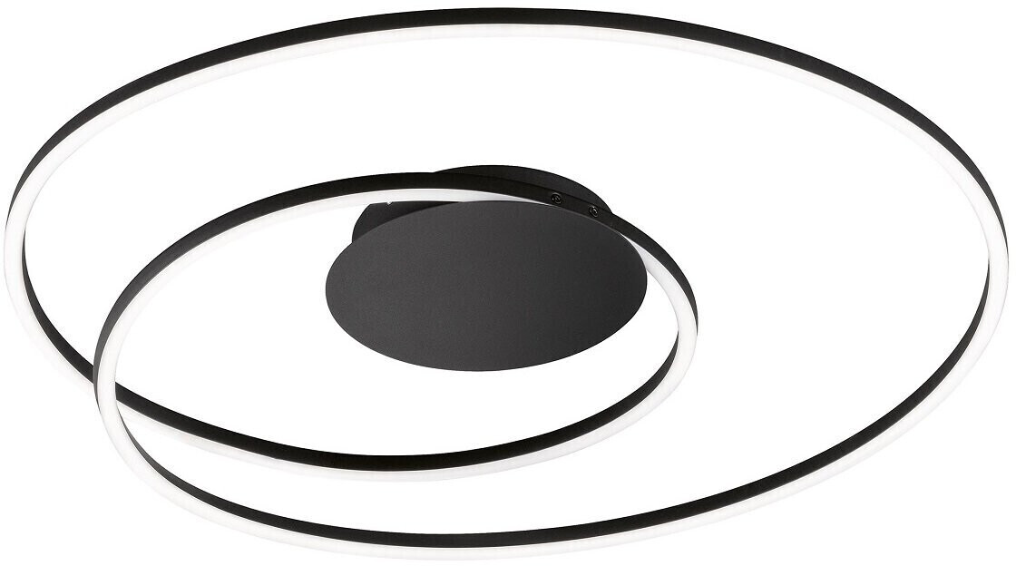 Fischer & Honsel 21280 Holy LED ceiling light sand black tunable whi