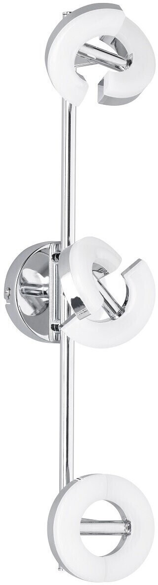 Fischer & Honsel 23283 LED ceiling light donut 3-lamp chrome 48 cm