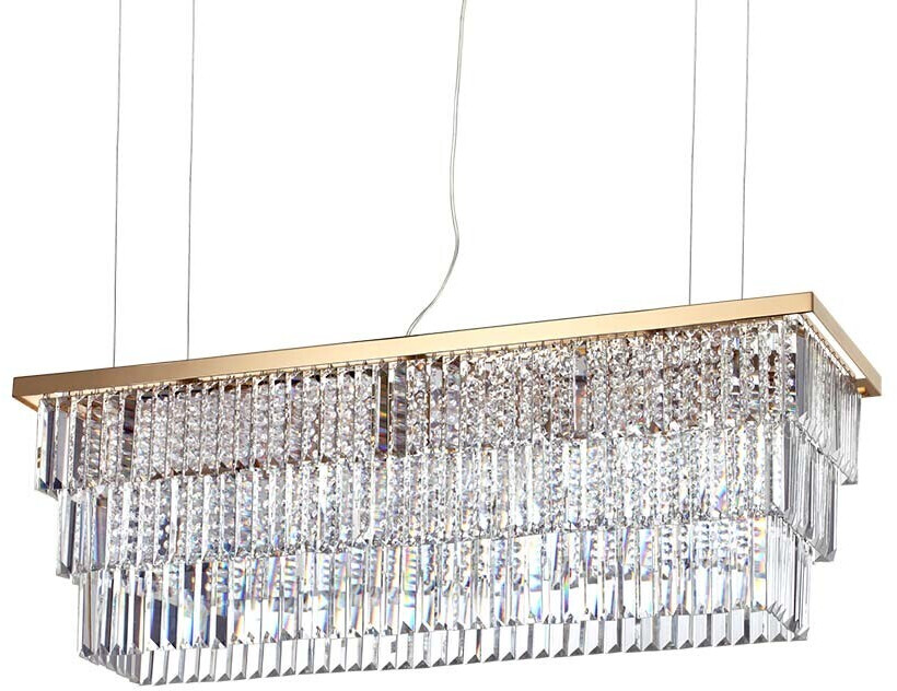 IDEAL LUX Crystal chandelier on cord MARTINEZ 8×E14/40W/230V
