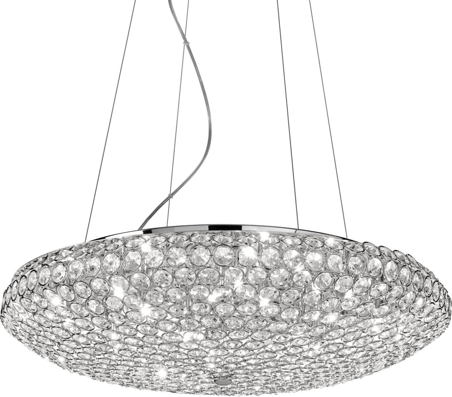 IDEAL LUX Crystal chandelier on cord KING 12×G9/40W/230V