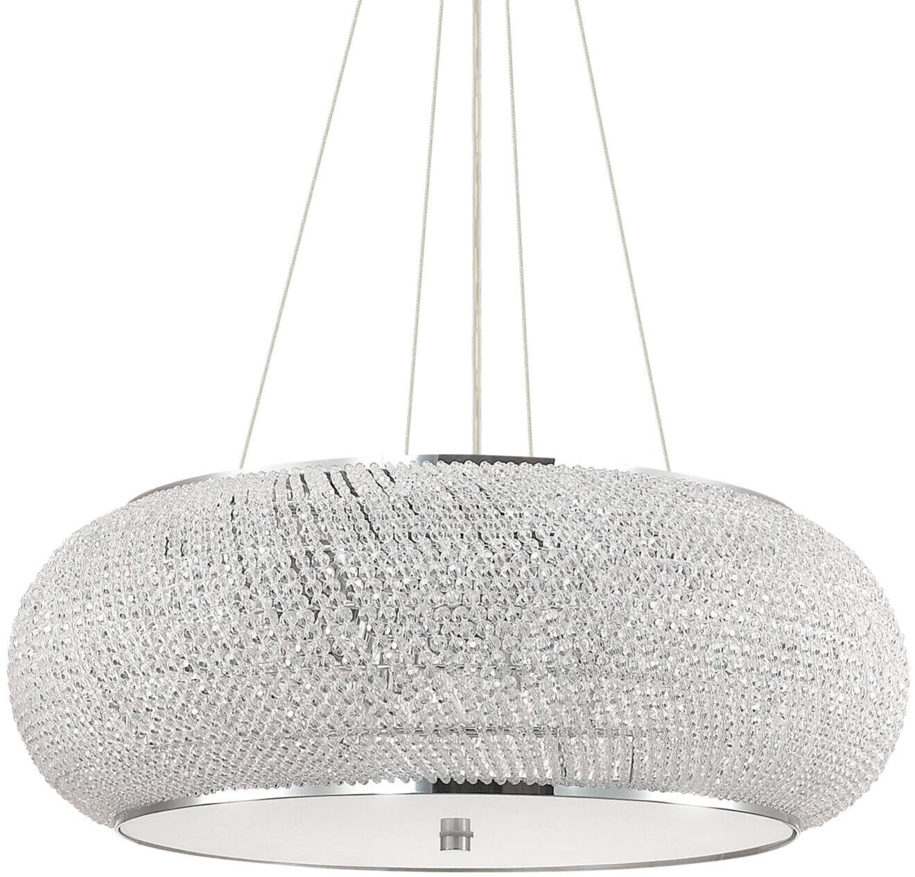 IDEAL LUX Crystal chandelier on cord PASHA 14×E14/40W/230V