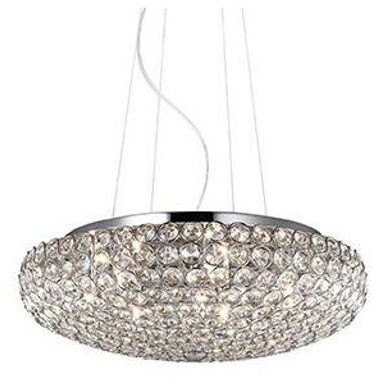 IDEAL LUX Crystal chandelier on cord KING 7xG9/40W/230V
