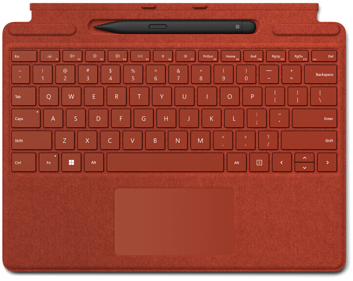 Microsoft Clavier Surface Pro Signature + Slim Pen 2 rouge (ES)