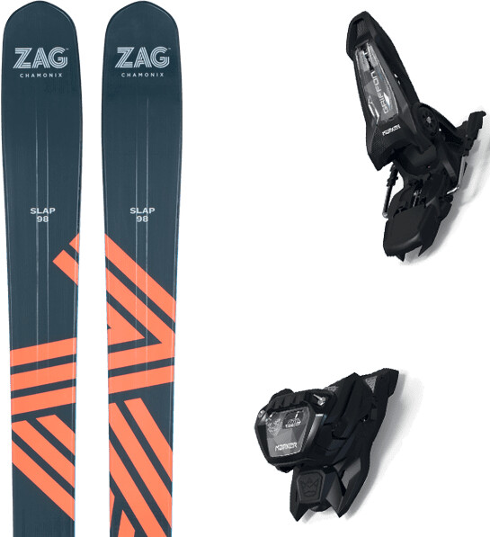 Zag Slap 98 Alpinski set (SK23S98) gray/orange