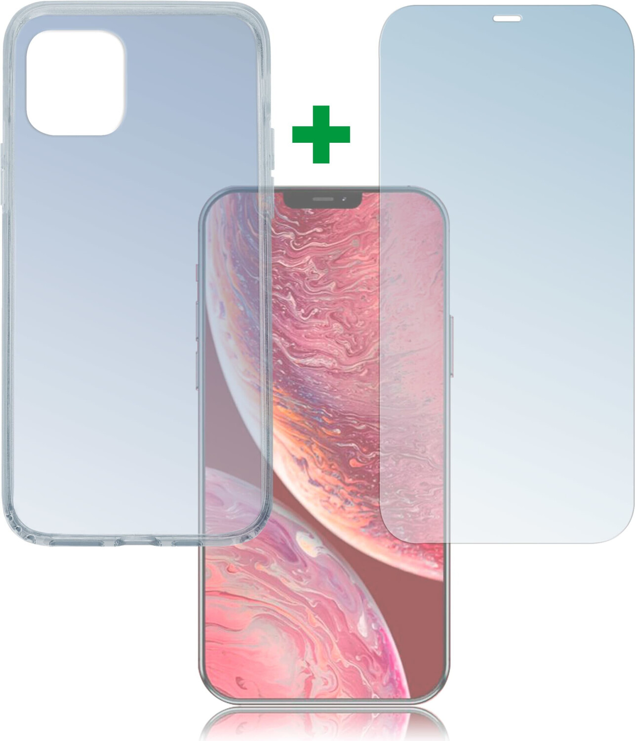 4smarts 360° Protection Set (iPhone 12 Pro Max) Smartphone Hülle  Transparent ab 6,90 €