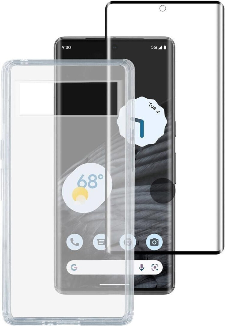 Google Pixel 7a Handyhülle + Displayschutzglas