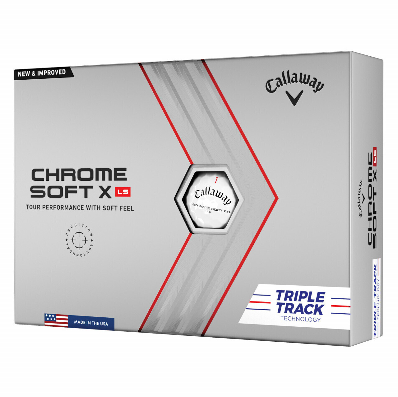 Callaway Chrome Soft X LS TripleTrack (2022) white