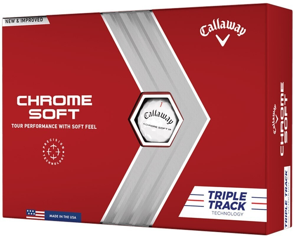 Callaway Chrome Soft TripleTrack (2022) white