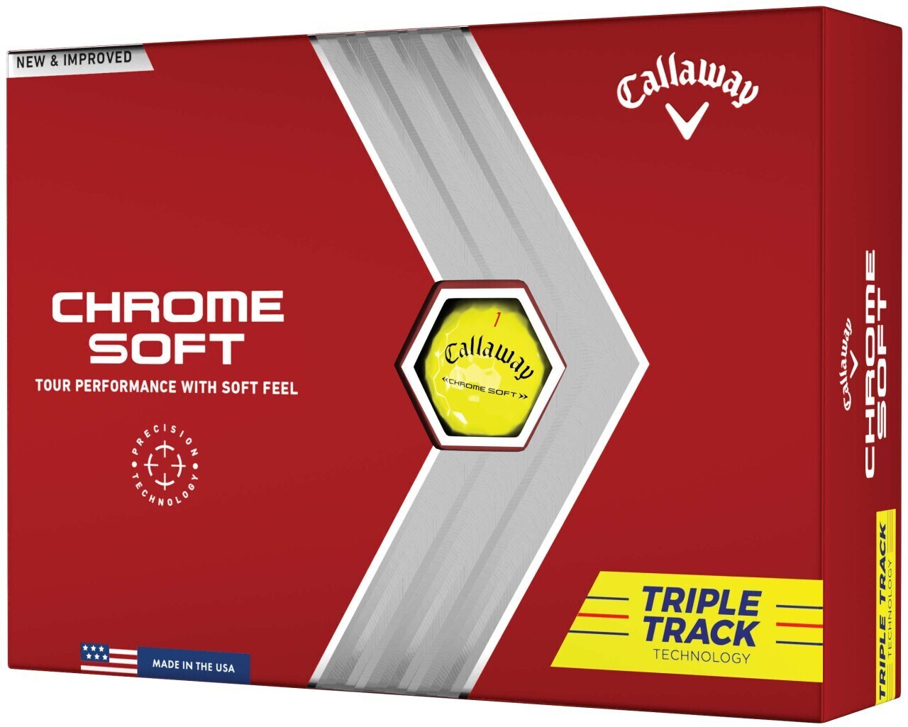 Callaway Chrome Soft TripleTrack (2022) yellow