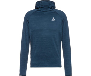 The men's Run Easy mid layer hoody in provincial blue