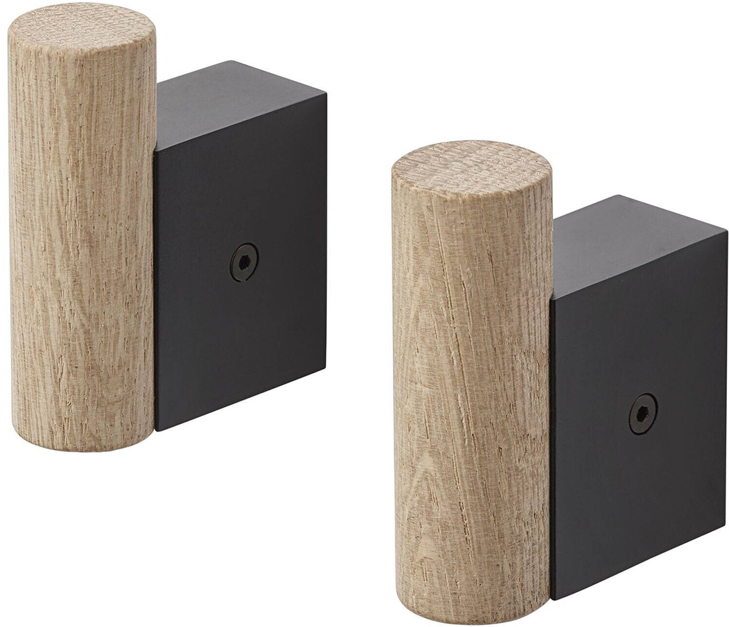 Muuto 2er-Set Attach Aok black