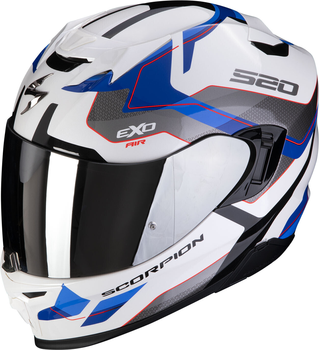 Scorpion Exo-520 Evo Air Elan bleu/blanc