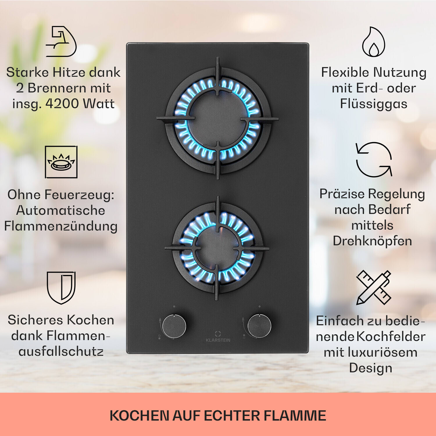 Klarstein CP11-Firetale2-BK