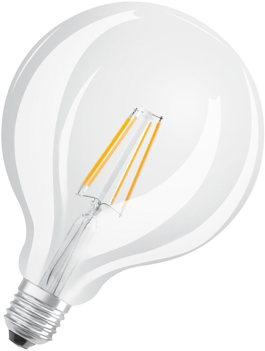 Osram LED Lampe ersetzt 100W E27 Globe - G125 in Transparent 11W 1521lm  2700K dimmbar 1er Pack transparent ab 8,67 €