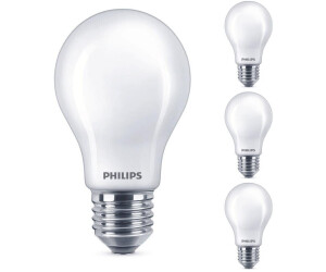 Varken Koppeling constante Philips LED Lampe ersetzt 60 W, E27 Standardform A60, weiß, warmweiß, 810  Lumen, dimmbar, 4er Pack weiß ab 37,58 € | Preisvergleich bei idealo.de