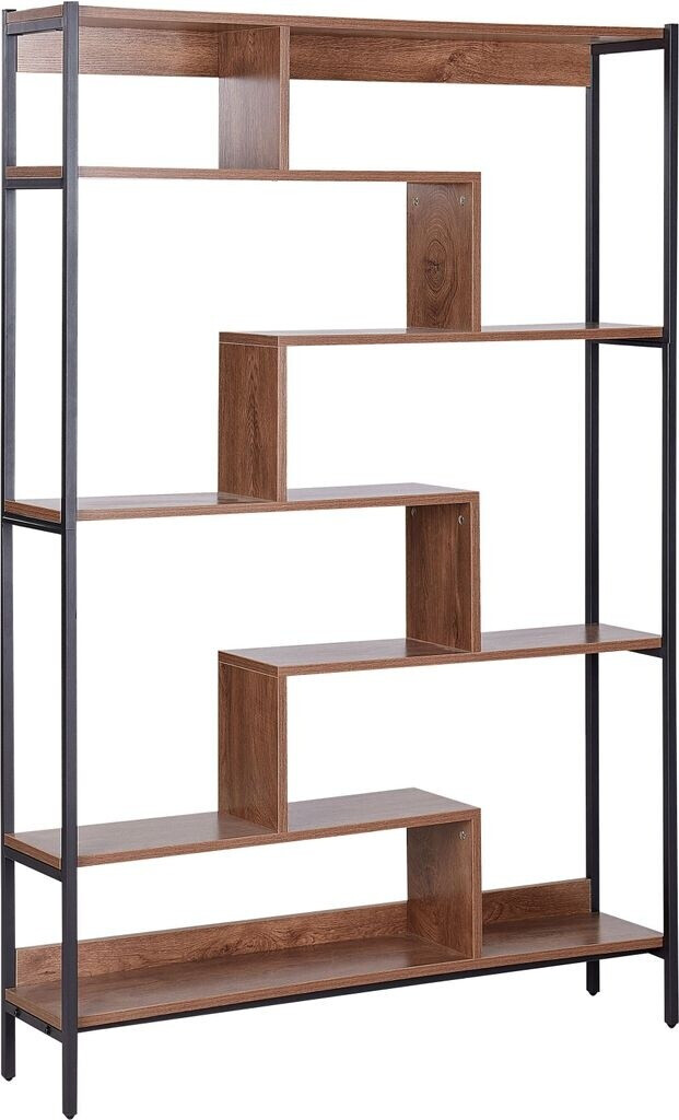 Beliani Daven 180x115x35 cm dark wood/black