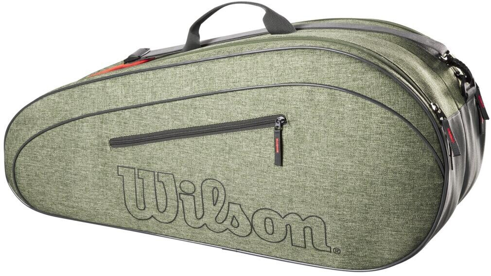 Wilson Team Tennis Racket Bag 2023 6 Pack dark green
