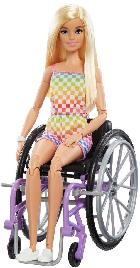 Barbie Doll With Wheelchair And Ramp Blonde (HJT13) au meilleur