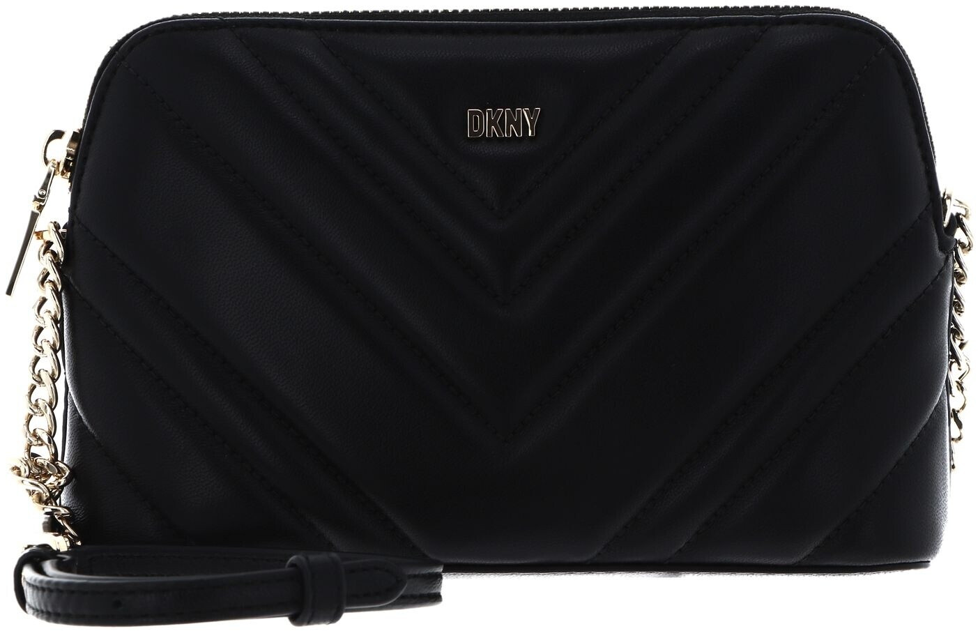 DKNY Madison Dome Crossbody Bag black/gold