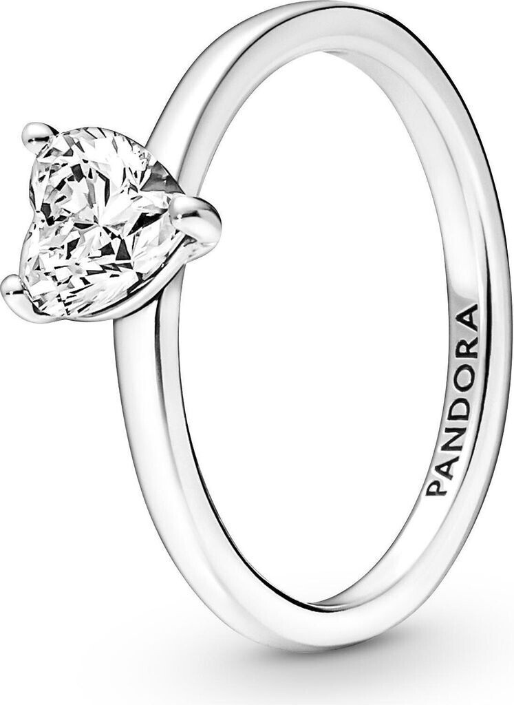 Pandora Sparkling Heart Solitaire Ring (191165C01)