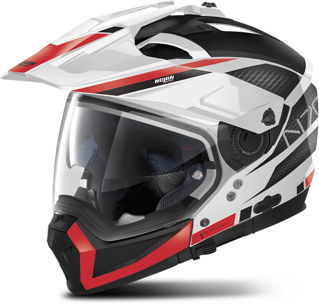 Nolan N70-2 X Earthquake N-Com noir/rouge