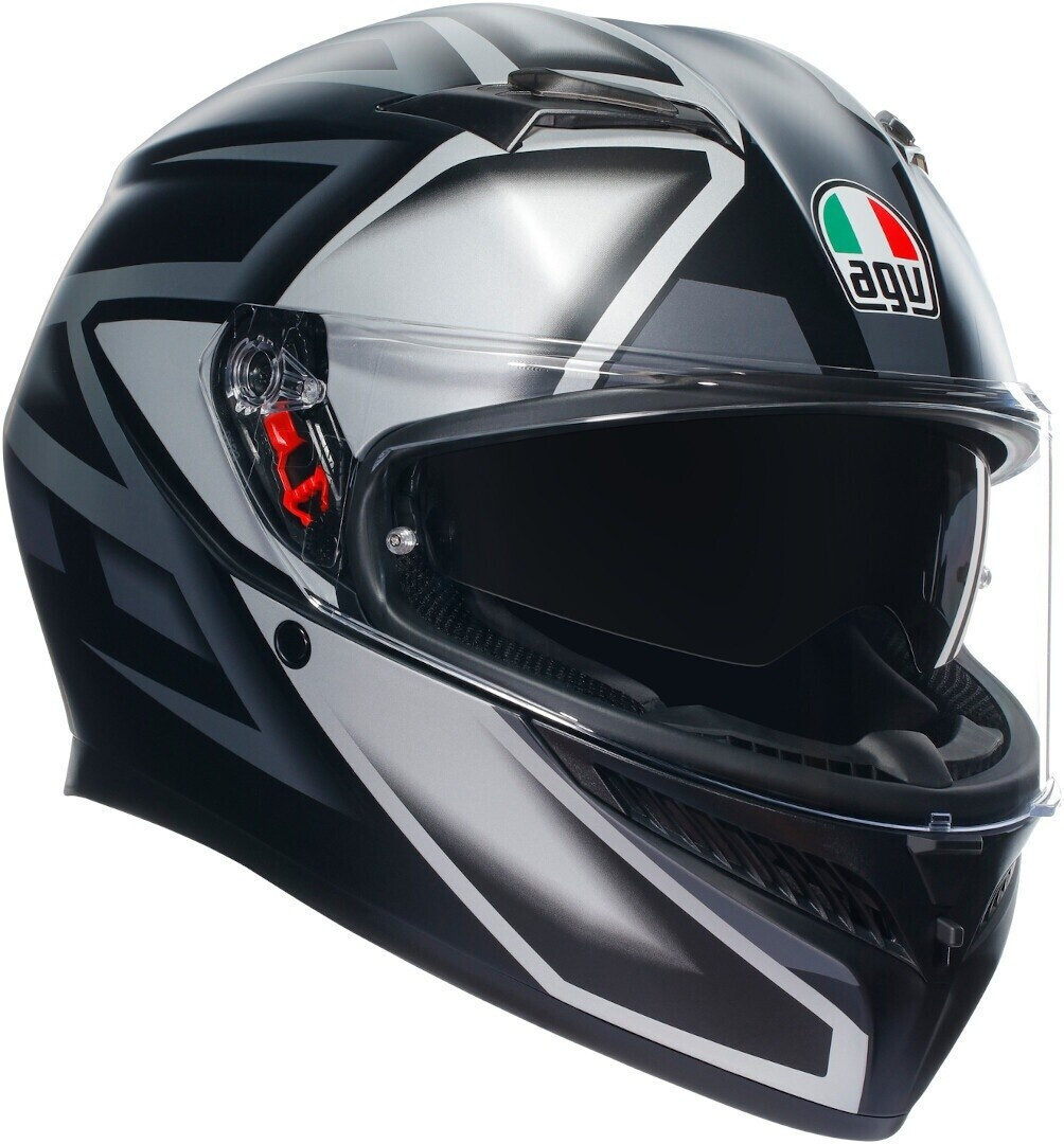 AGV K-3 Compound mat noir/gris