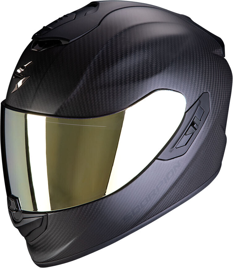 Photos - Motorcycle Helmet Scorpion Exo-1400 Evo Carbon Air Solid Matt black 