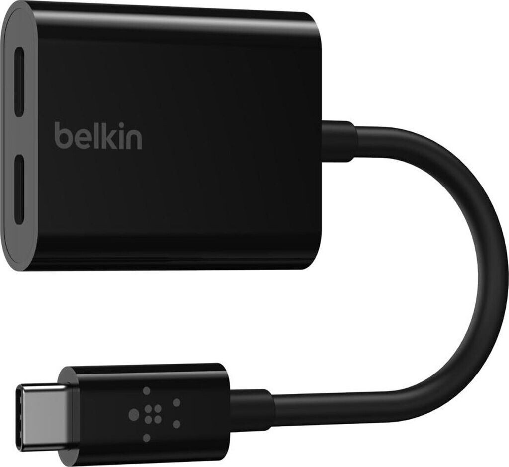 Belkin Connect USB-C Audio + Charge Adapter Black