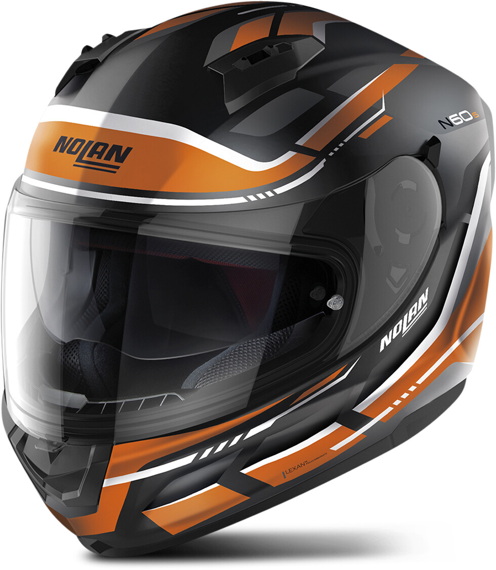 Nolan N60-6 Lancer mat noir/orange/blanc