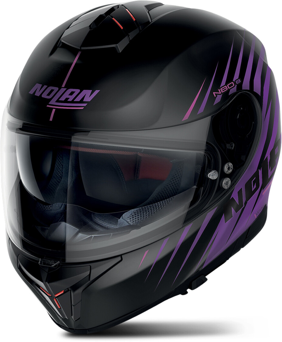 Nolan N80-8 Kosmos N-Com noir/violet