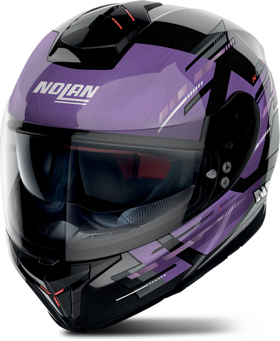 Nolan N80-8 Meteor N-Com noir/violet