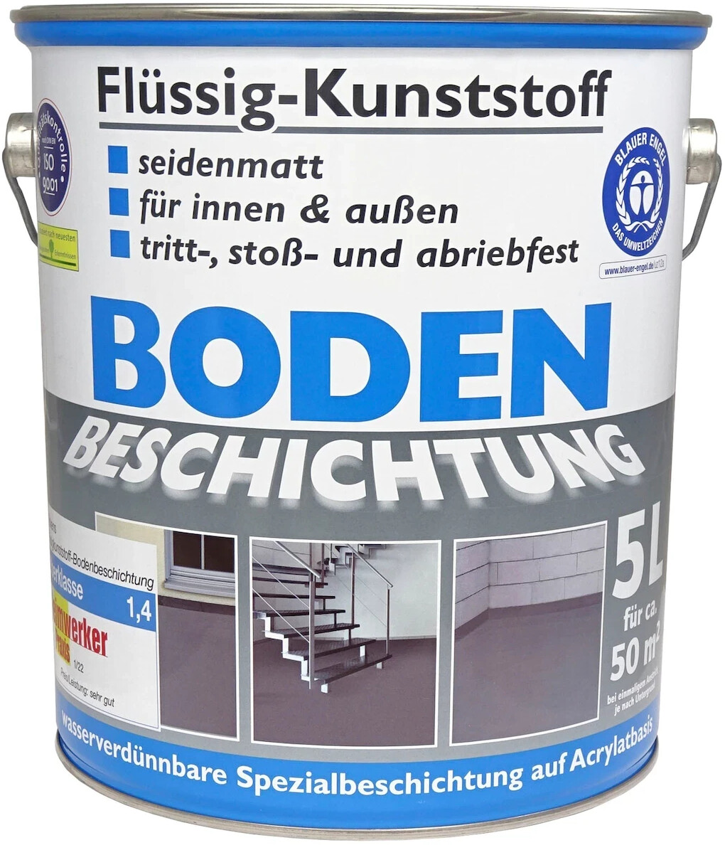 Wilckens Flüssig Kunststoff Bodenbeschichtung 5l anthrazitgrau ab 27,99 €