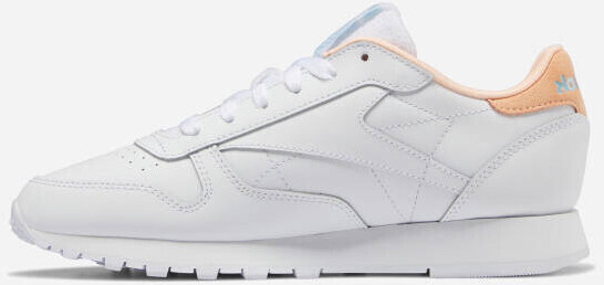 Reebok Classic Leather Women cloud white blue pearl aura orange ab 26 98 Preisvergleich bei idealo