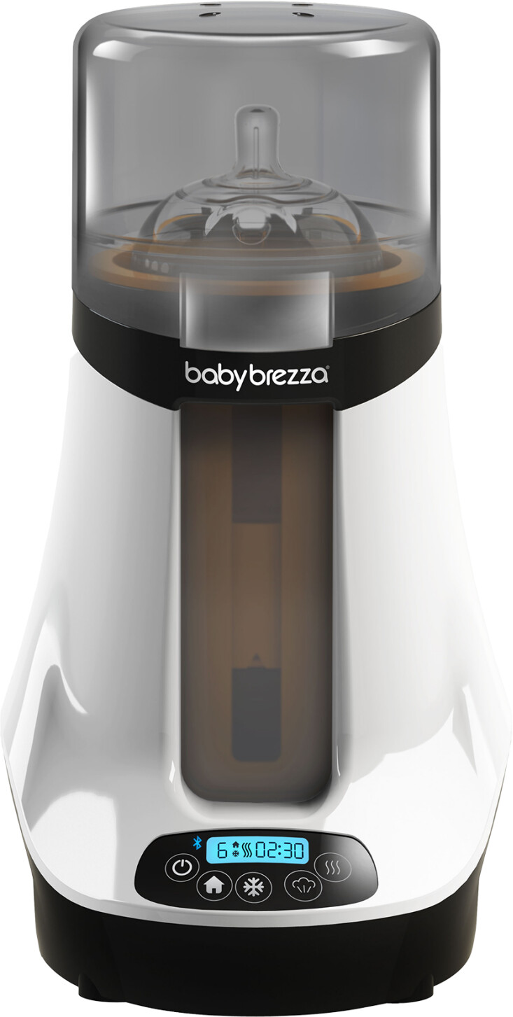 Baby Brezza Safe + Smart Baby Bottle Warmer Connected for Breast Milk & Formula