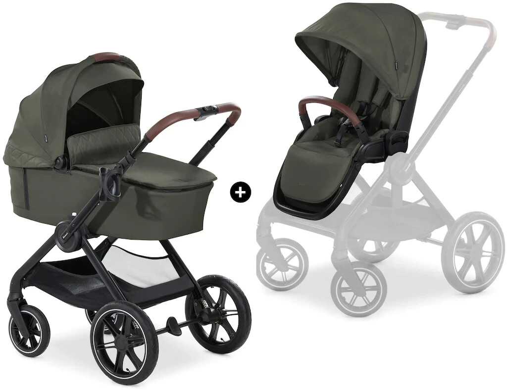 Hauck Stroller Walk N Care Air Set dark olive
