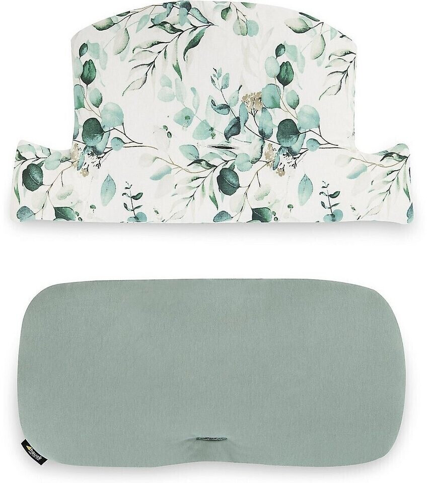 Hauck Highchair Pad Select Jersey Leaves mint