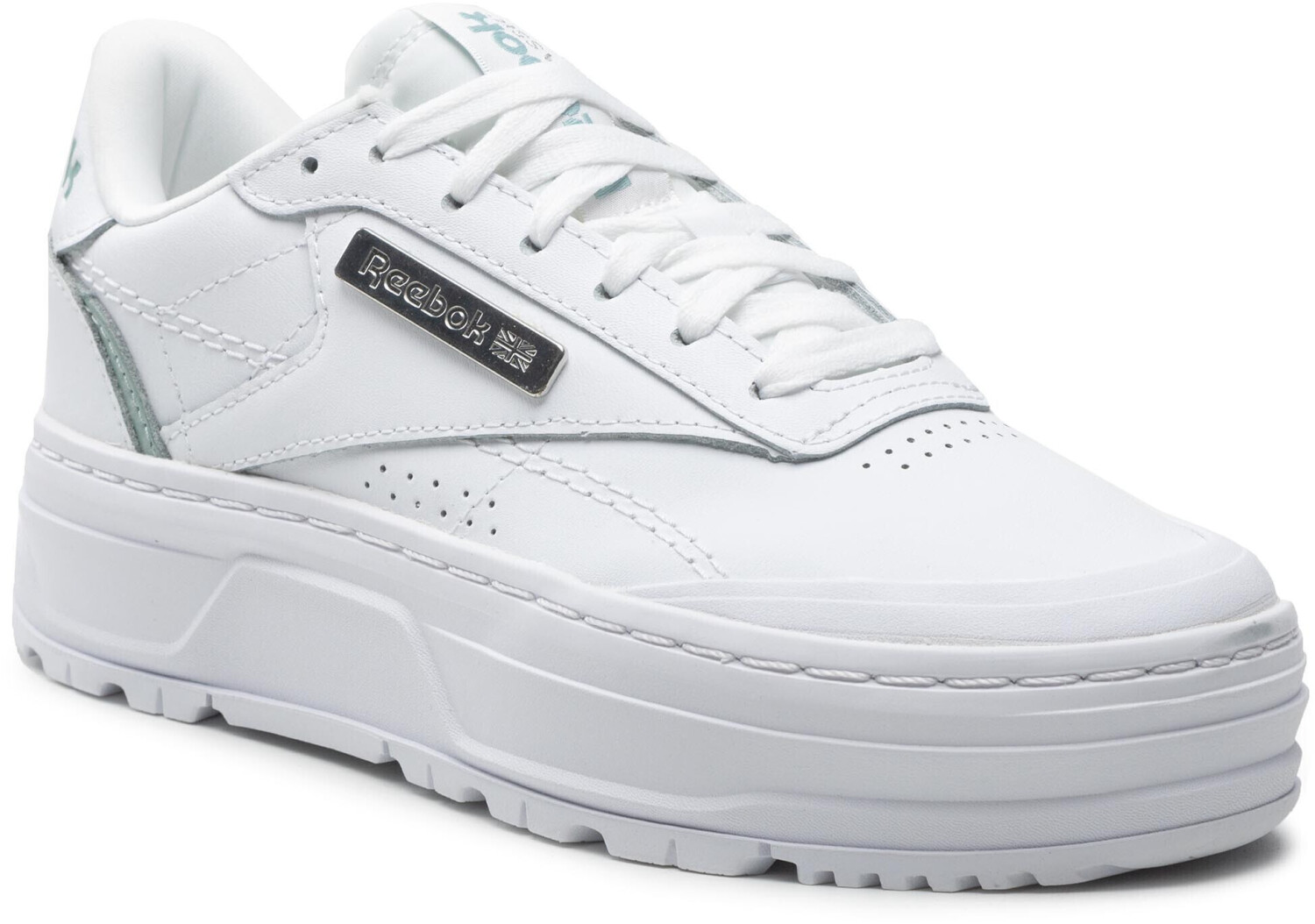 Silver clearance reeboks womens