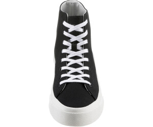 Tommy Hilfiger Mid Top Lace Up Canvas Sneaker EM0EM01157 black