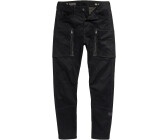 Zip Pocket 3D Skinny Cargo Pants, Black