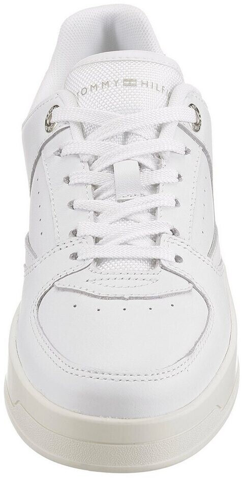 Tommy Hilfiger Basketball Leather Sneaker Women (FW0FW06951) white/galvanicgreen