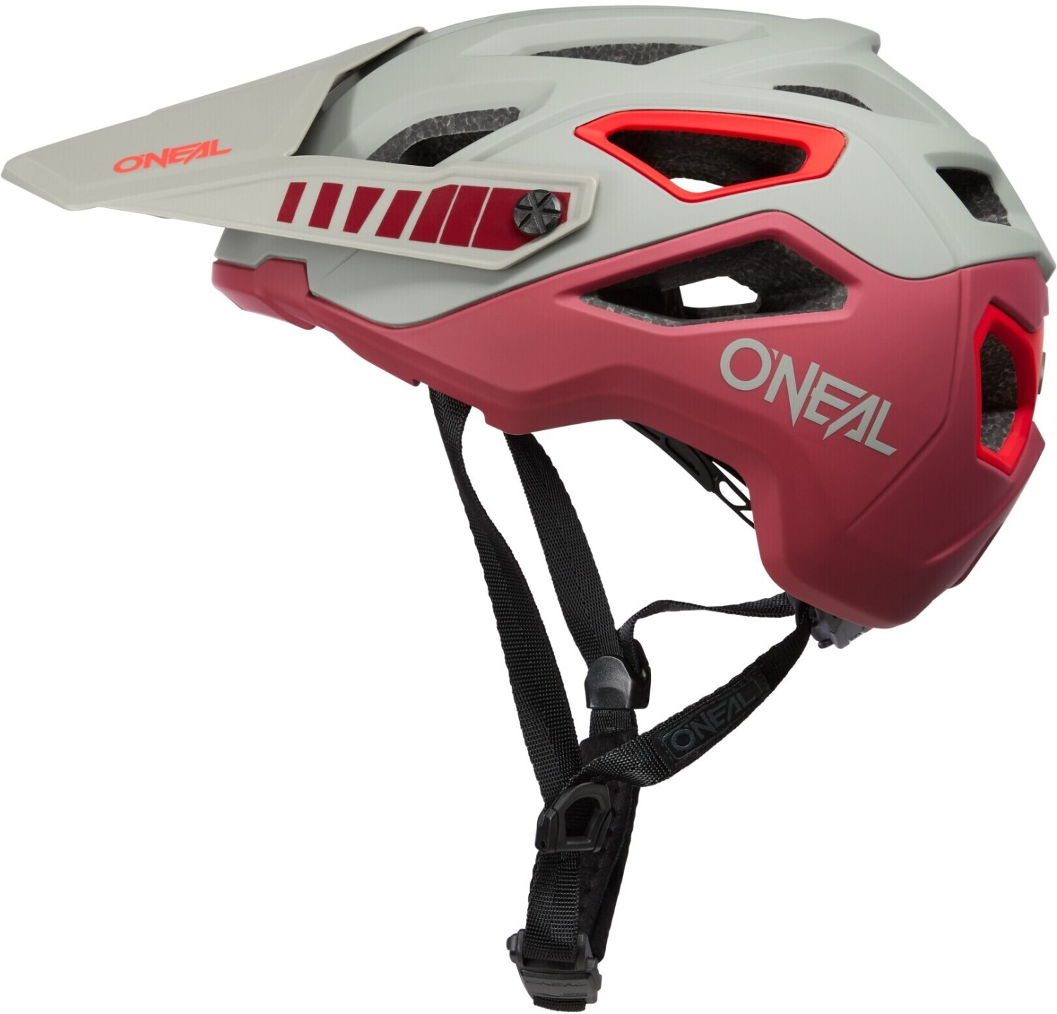 Photos - Bike Helmet ONeal O'Neal O'Neal Pike Solid grey/burgundy 