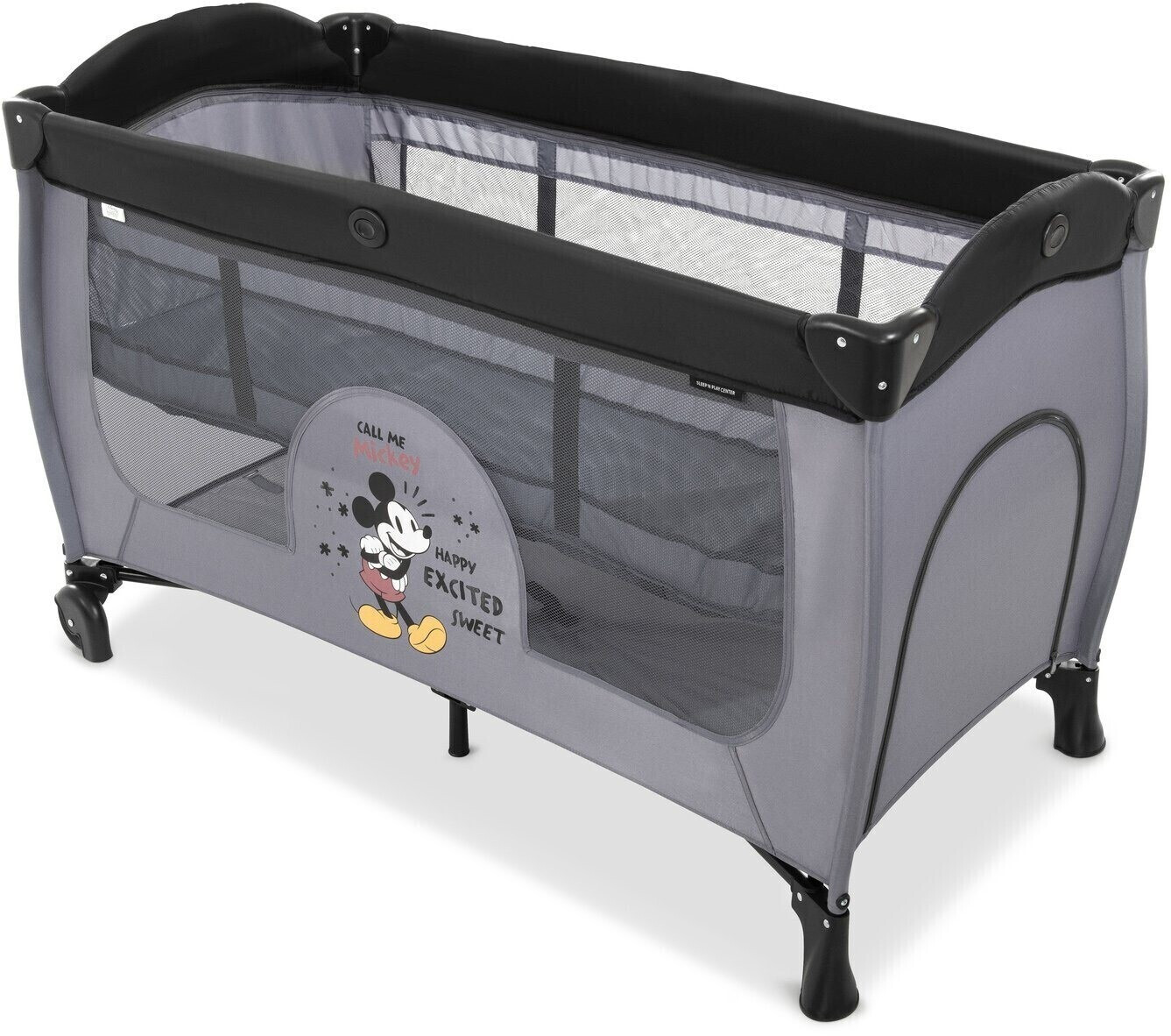 Hauck Sleep N Play Center Mickey Mouse grey