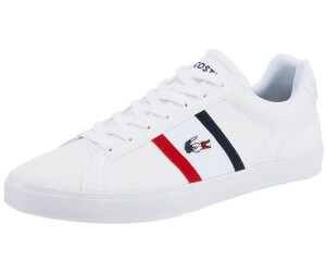 Lacoste lerond white red navy online
