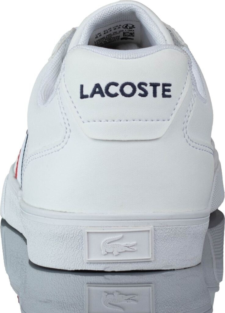 Lacoste lerond white red navy top