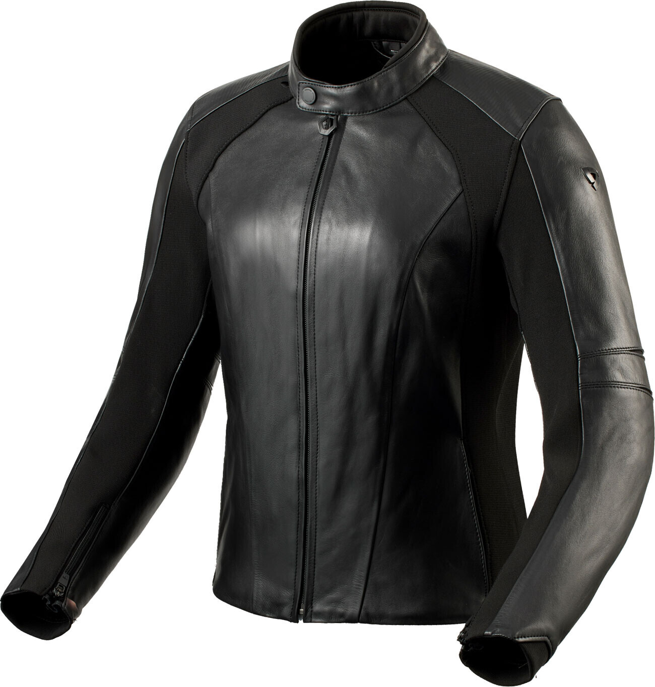 Ladies leather black outlet jacket