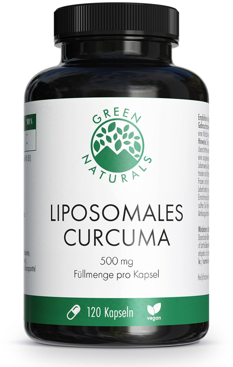 Heilpflanzenwohl Green Naturals Curcuma Extrakt Liposomal Kapseln
