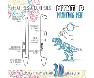 Buy MYNT3D 3D Pen Super Black from £49.99 (Today) – Best Deals on