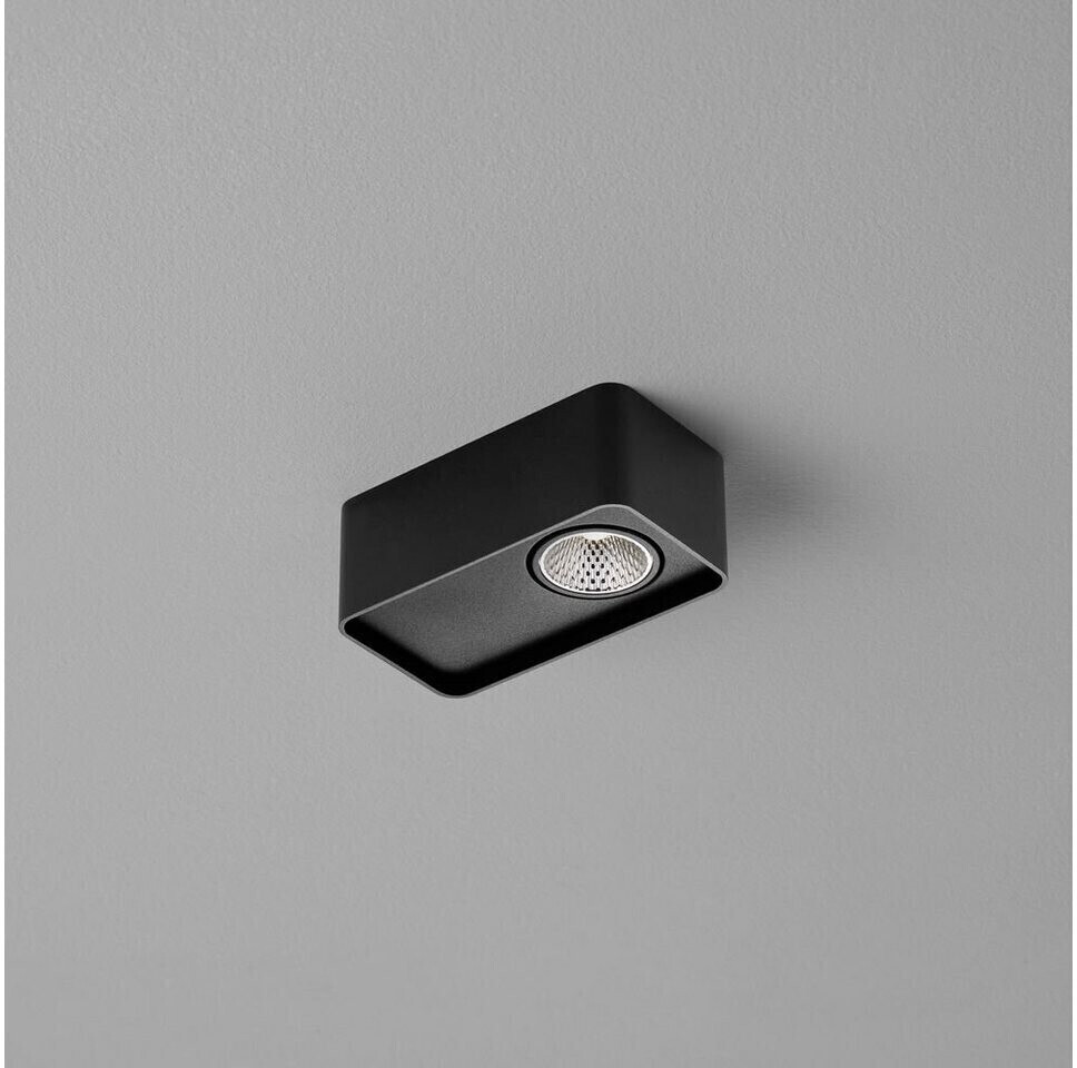 Helestra Cas LED ceiling light matt black