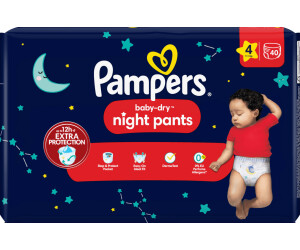 Couches-Culottes Baby-Dry Night Pants Pour La Nuit Taille 6 15kg+ PAMPERS